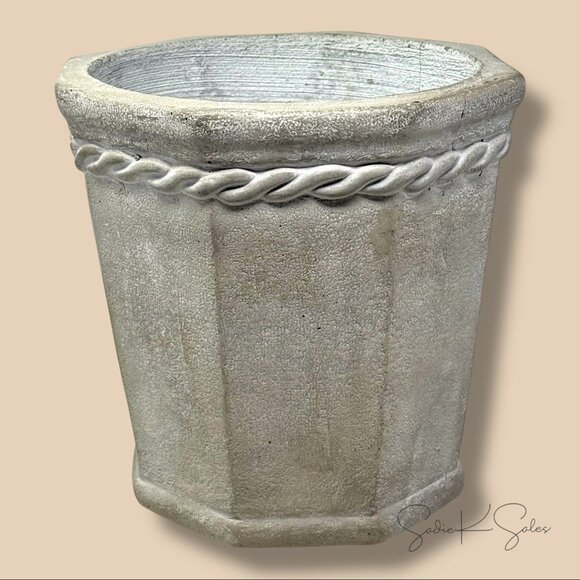 10" Large Octagon Concrete Planter Gray - Threshold Studio McGee - Target 2025 - Picture 5 of 6